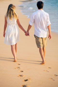 couple walking together